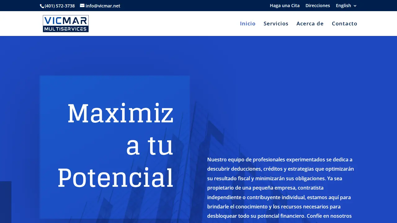 VICMAR MULTISERVICES INC. page