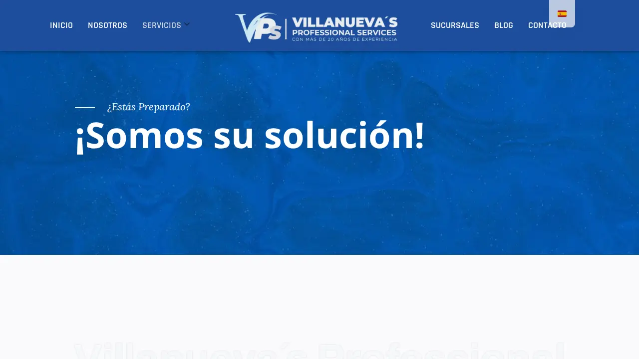 Villanueva's Professional Services Trenton | Taxes | Notary Public | Driving School page