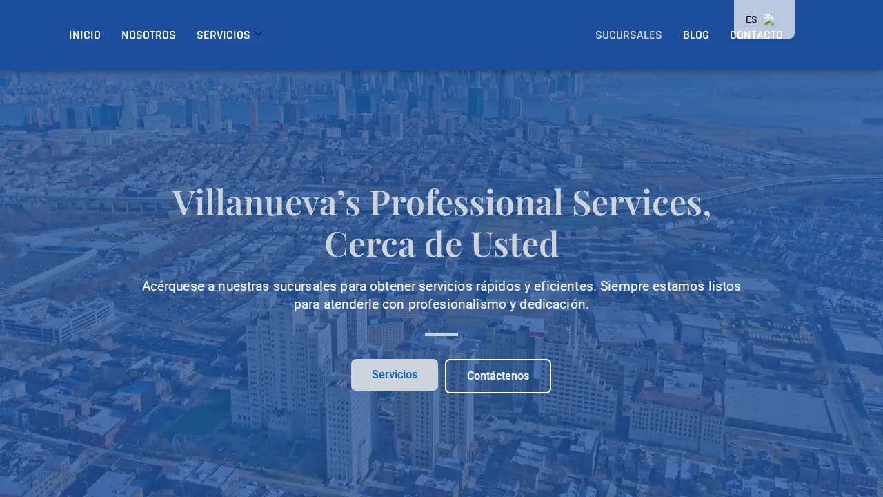 Villanueva's Professional Services Trenton | Taxes | Notary Public | Driving School page