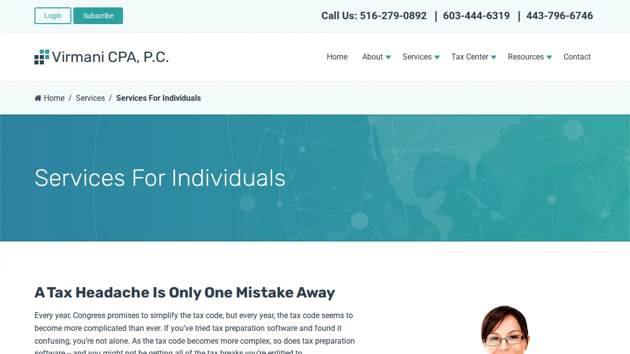 Virmani CPA page