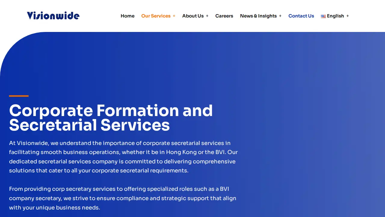 Visionwide Consultancy Limited page