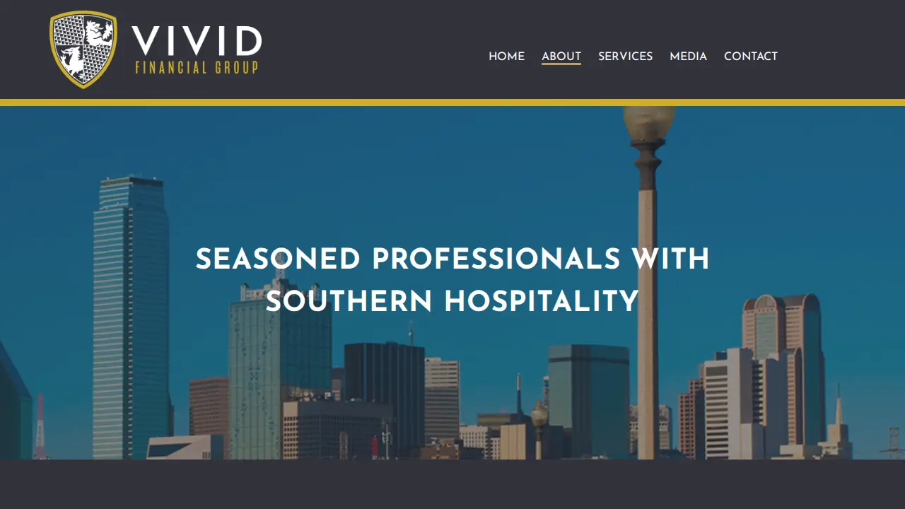 Vivid Financial Group page