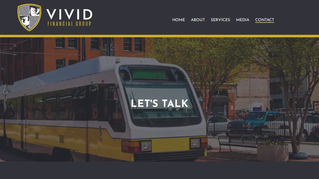 Vivid Financial Group page