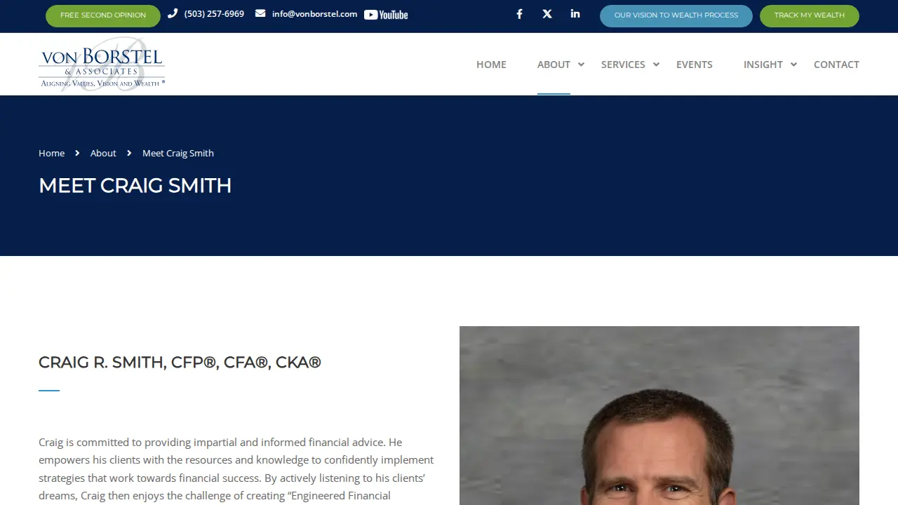 von Borstel & Associates, Inc. page