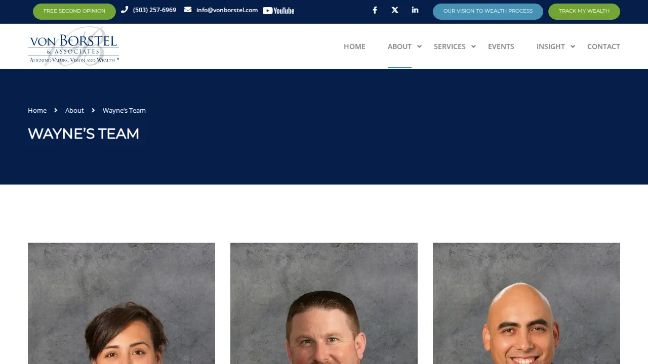 von Borstel & Associates, Inc. page