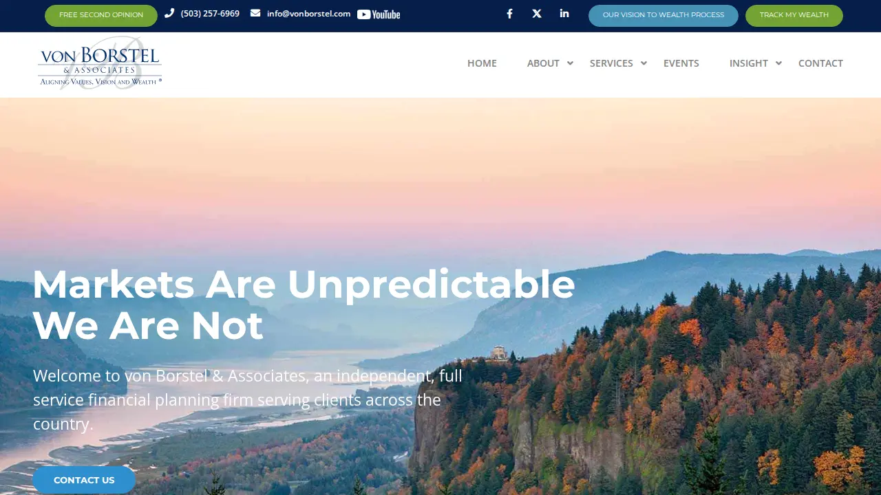 von Borstel & Associates, Inc. page