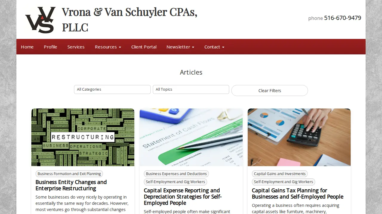 Vrona Edward CPA page