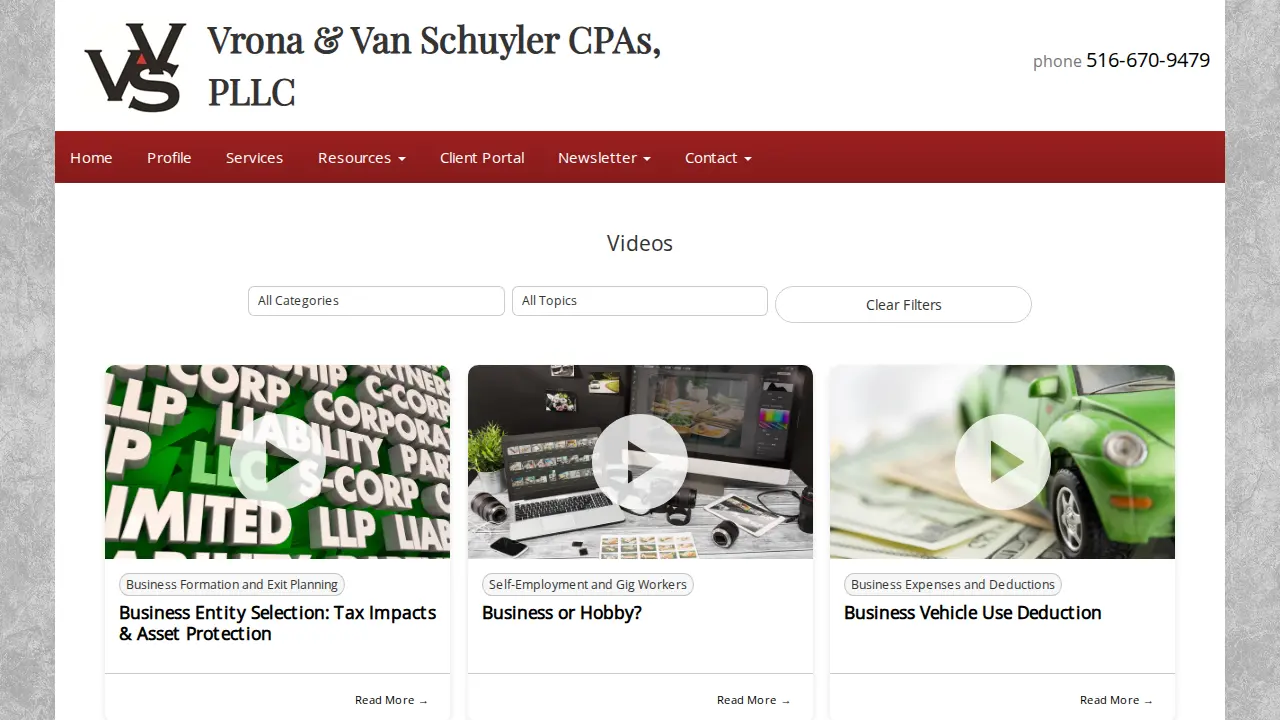 Vrona Edward CPA page