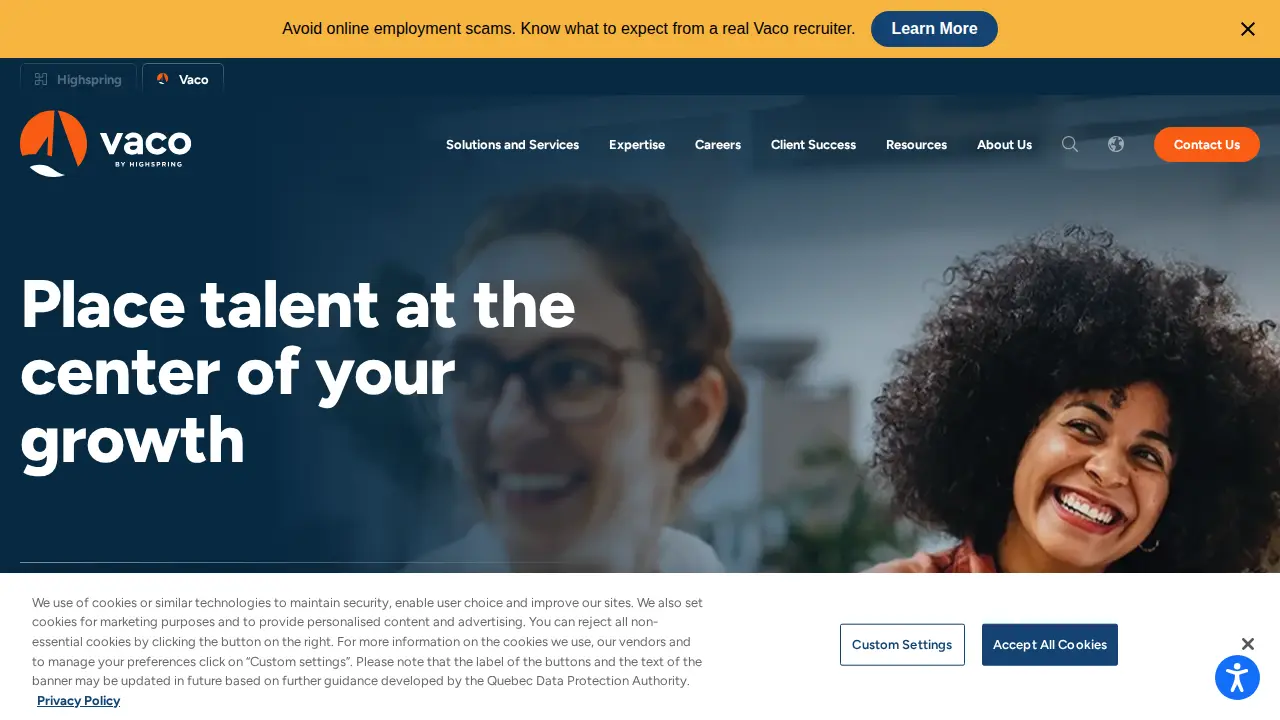 Vaco page
