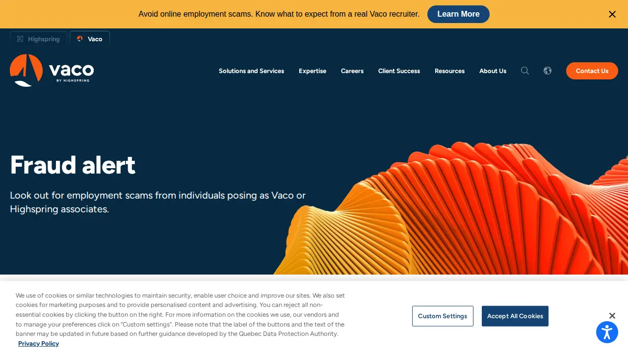 Vaco page