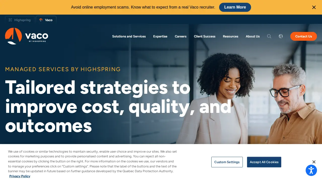 Vaco page
