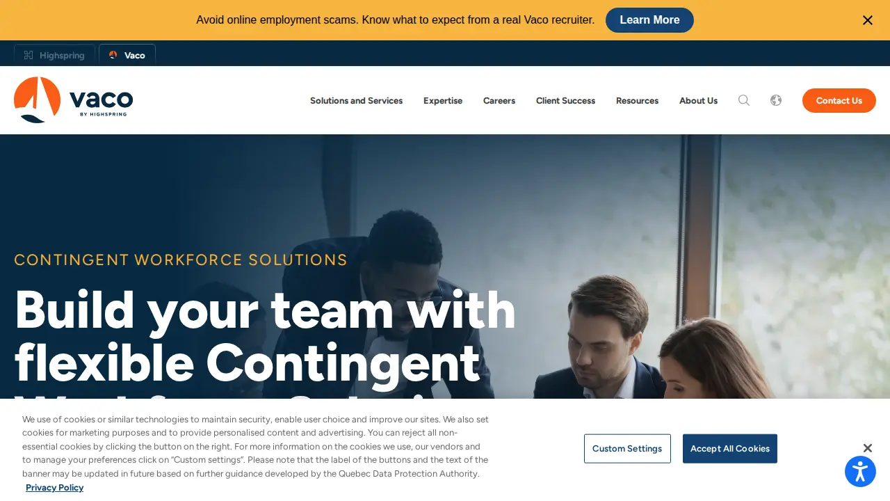 Vaco page