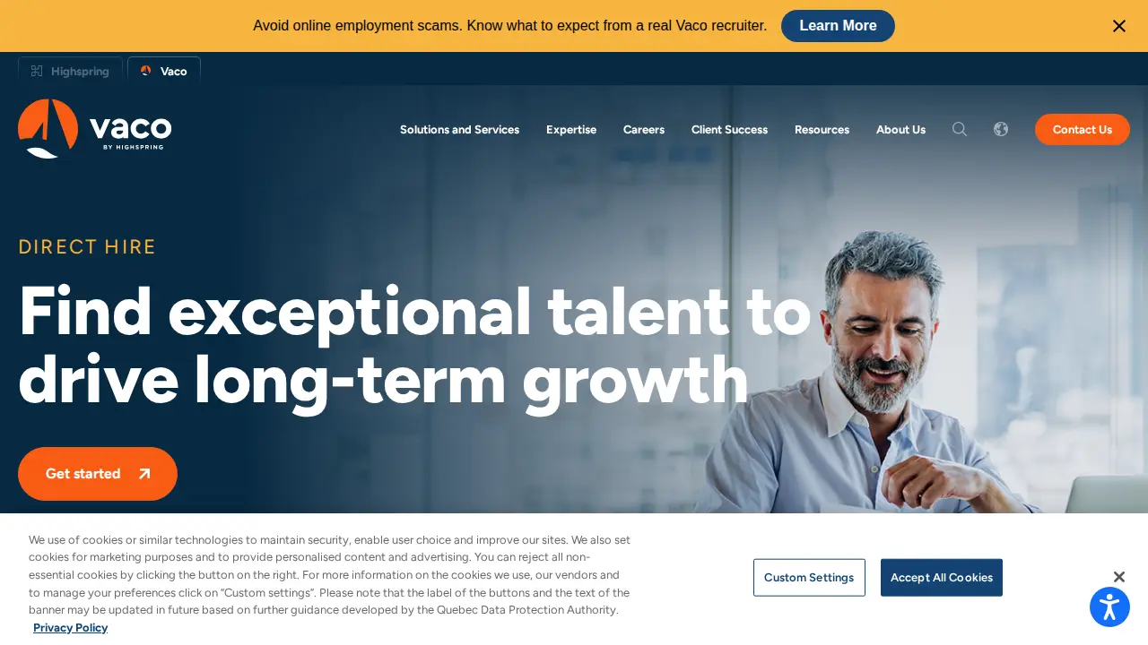Vaco page