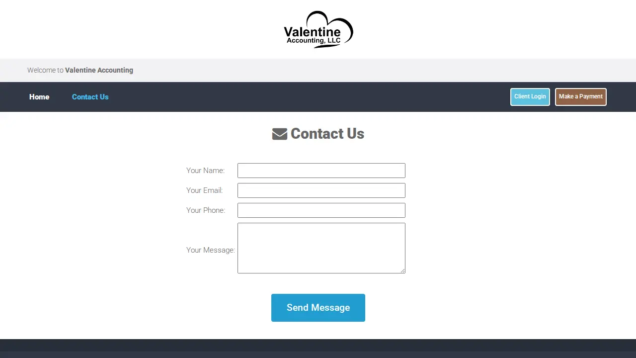 Valentine Accounting, LLC page