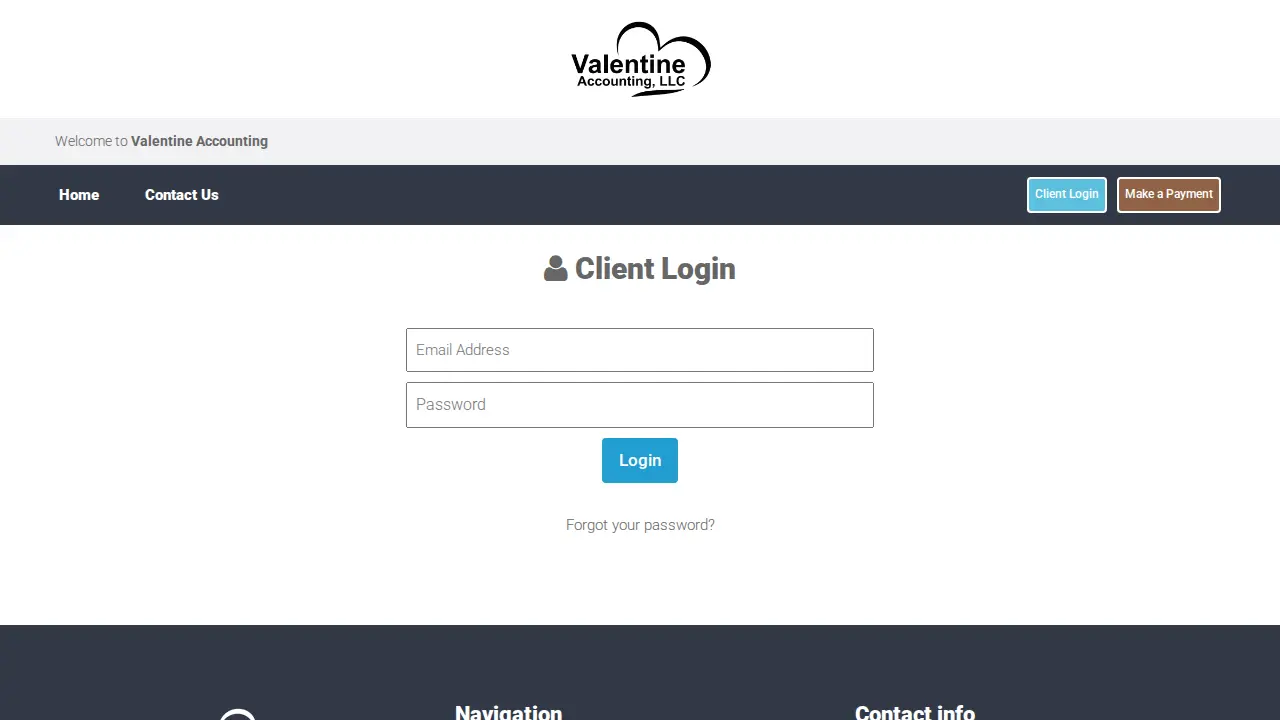 Valentine Accounting, LLC page