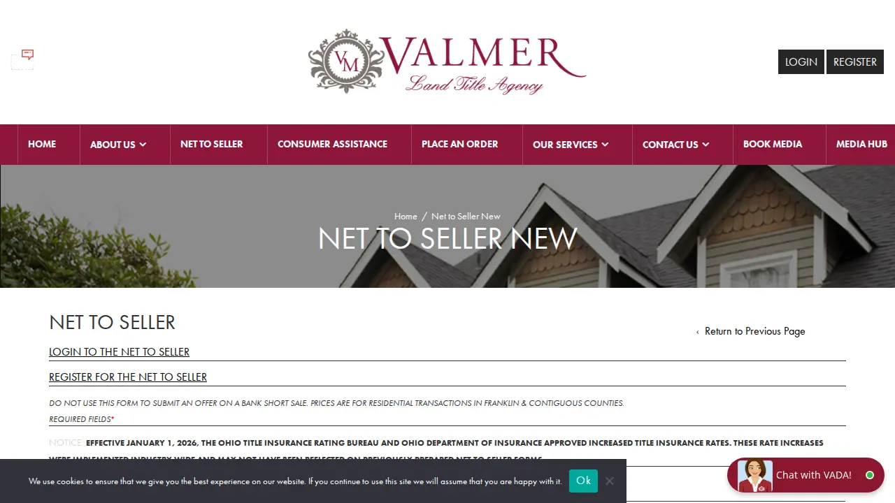 Valmer Land Title Agency LLC, Grove City page