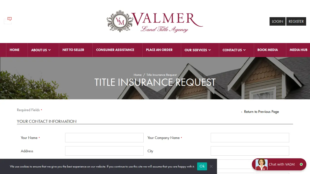 Valmer Land Title Agency LLC, Grove City page