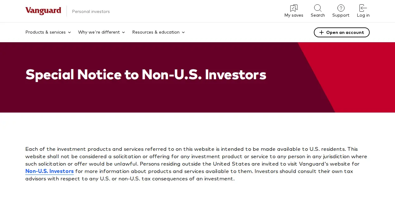 Vanguard CPA page