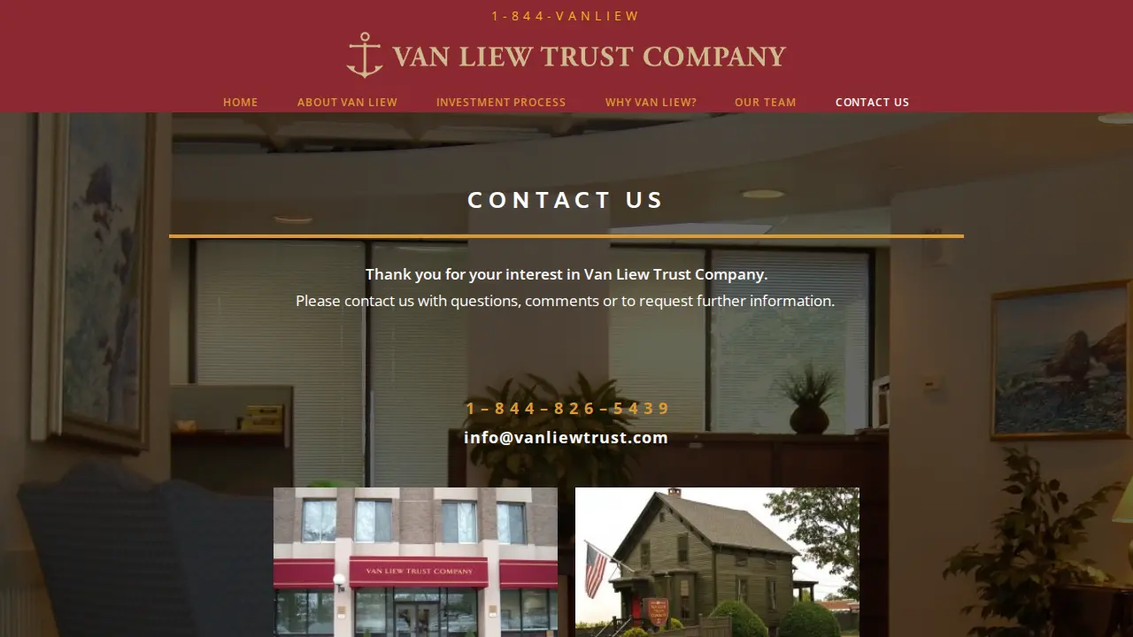 Van Liew Trust Co page