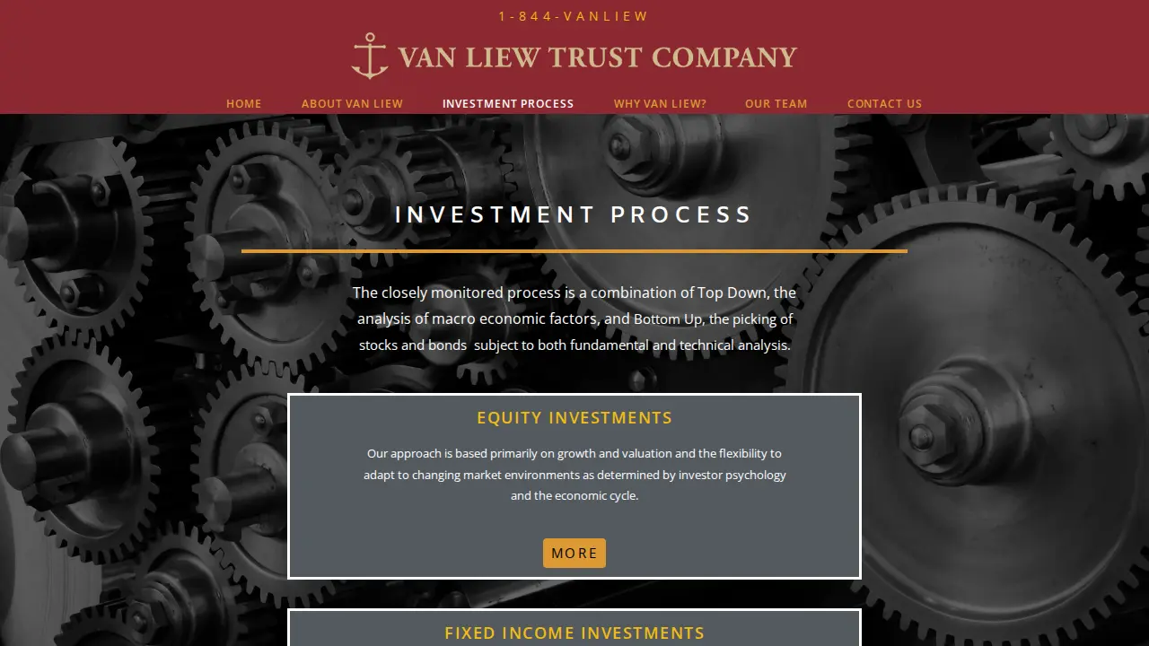Van Liew Trust Co page