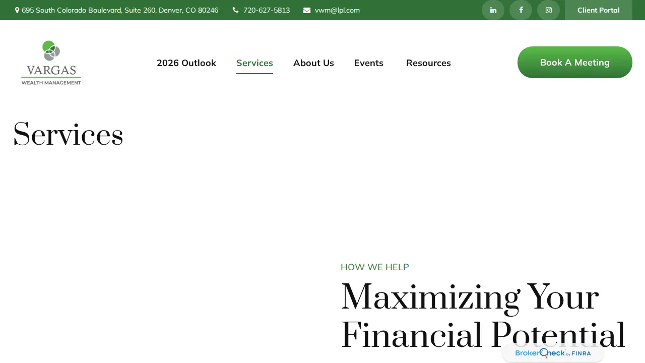 Vargas Wealth Management LLC page