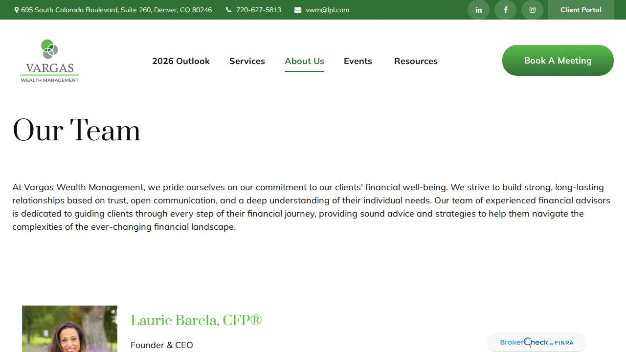 Vargas Wealth Management LLC page