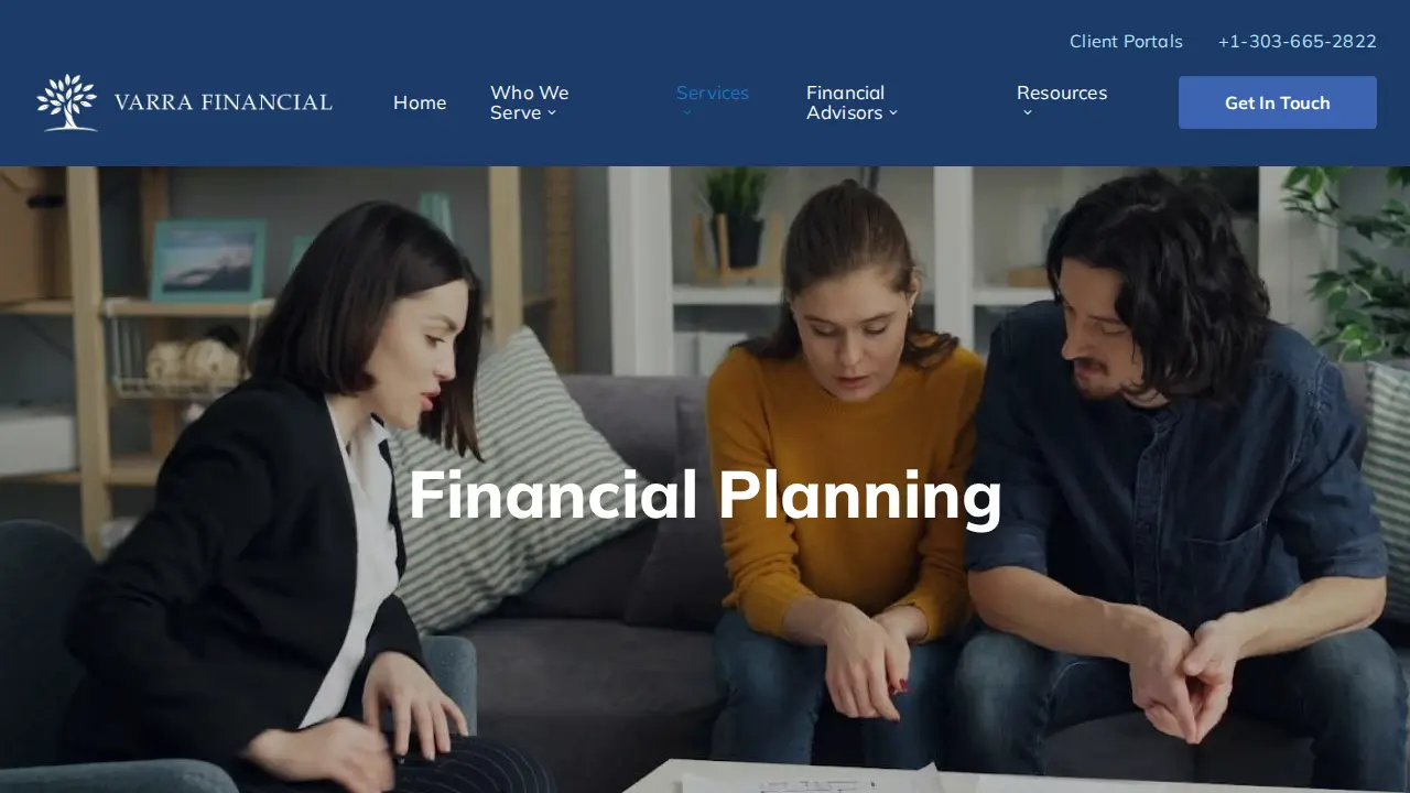 Varra Financial Associates page