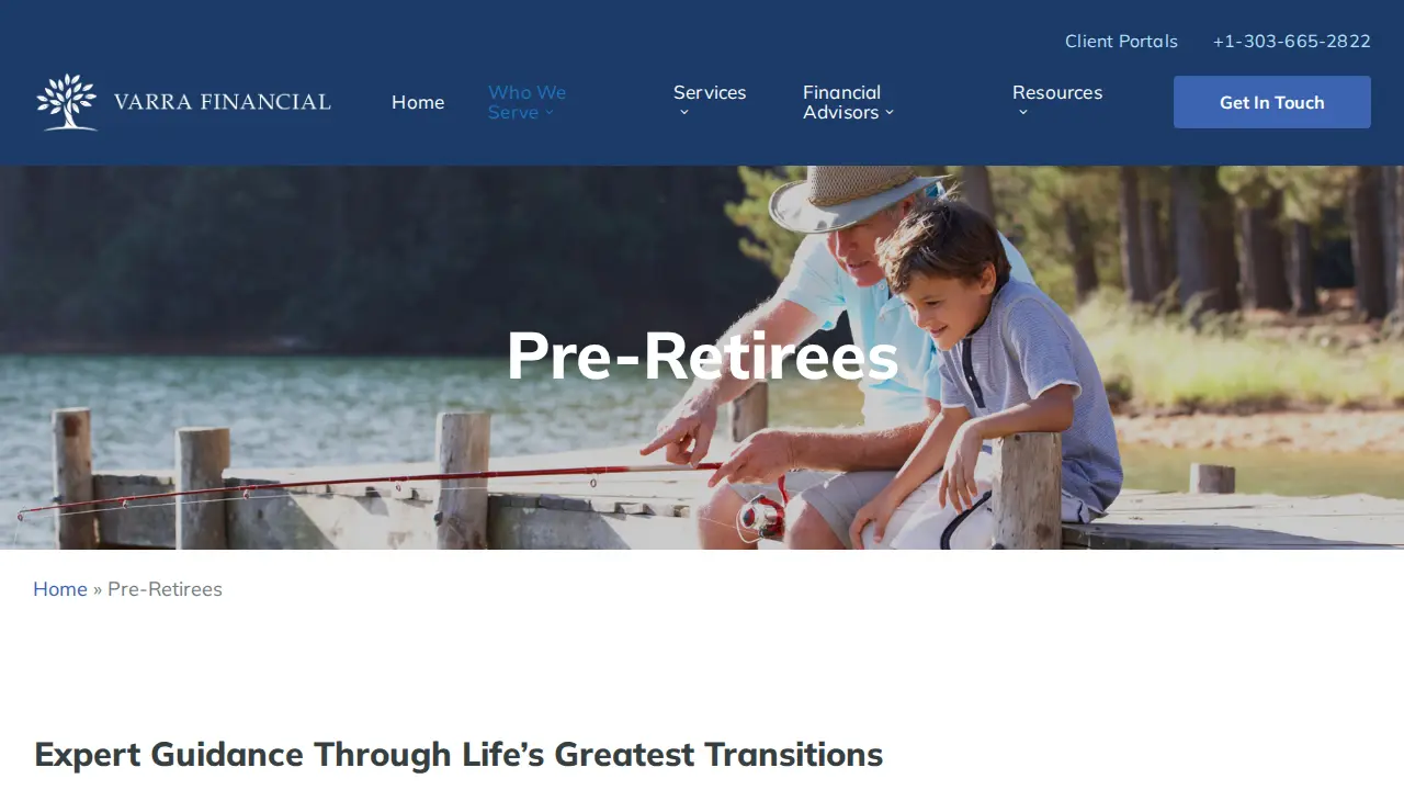 Varra Financial Associates page