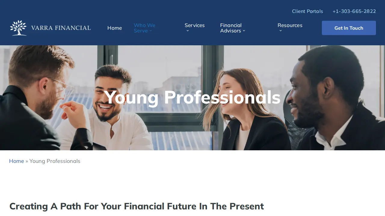 Varra Financial Associates page