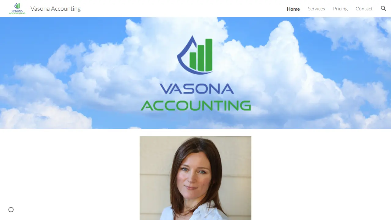 Vasona Accounting page