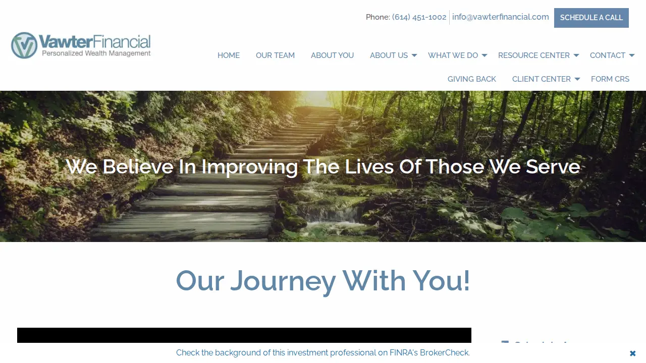 Vawter Financial Ltd page
