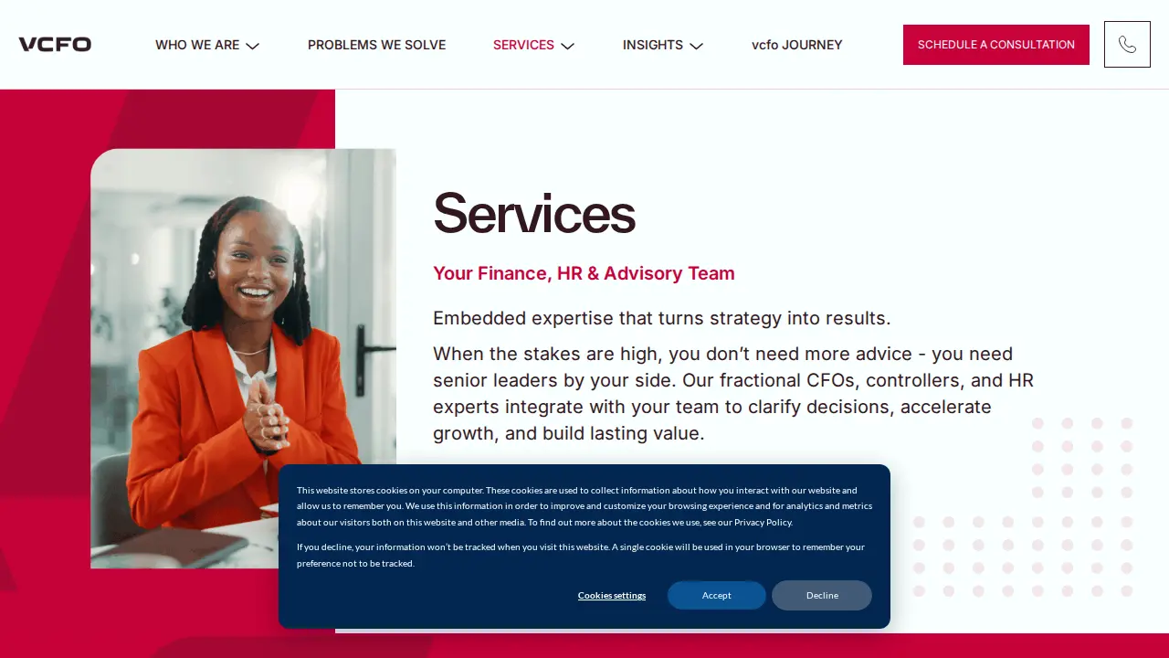 vcfo Denver page