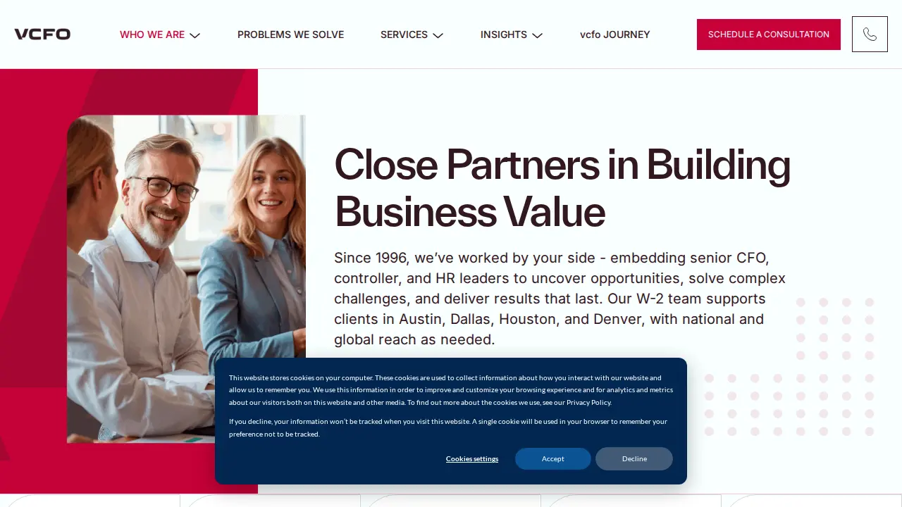 vcfo Denver page