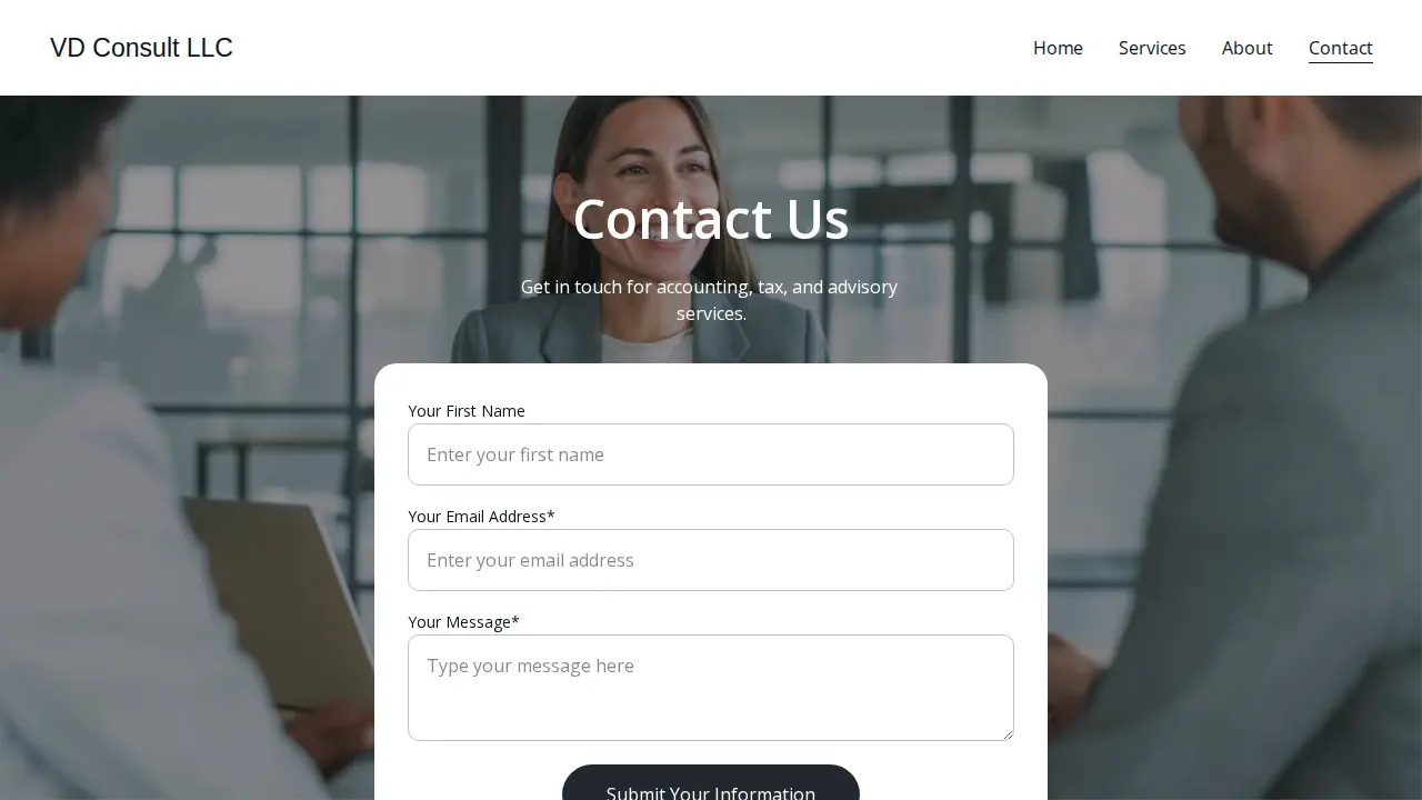 VD Consult page