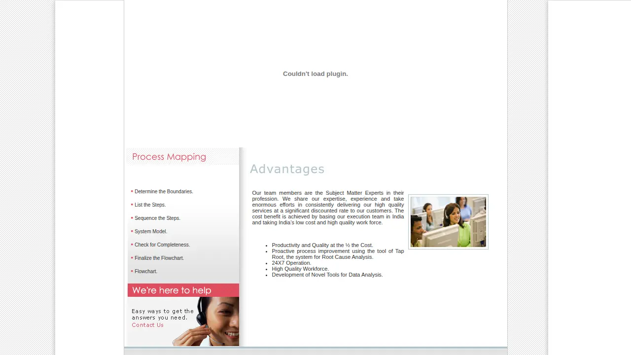 Velocity BPO page
