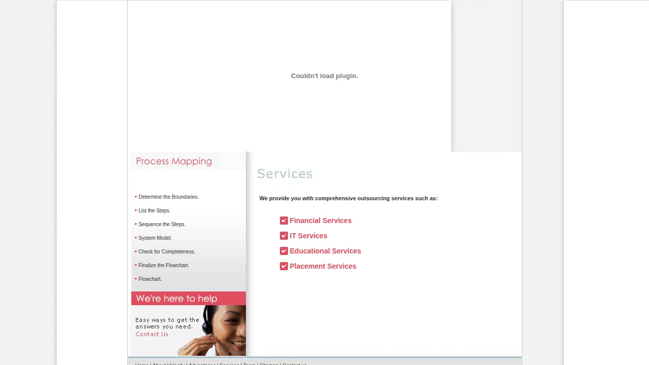 Velocity BPO page