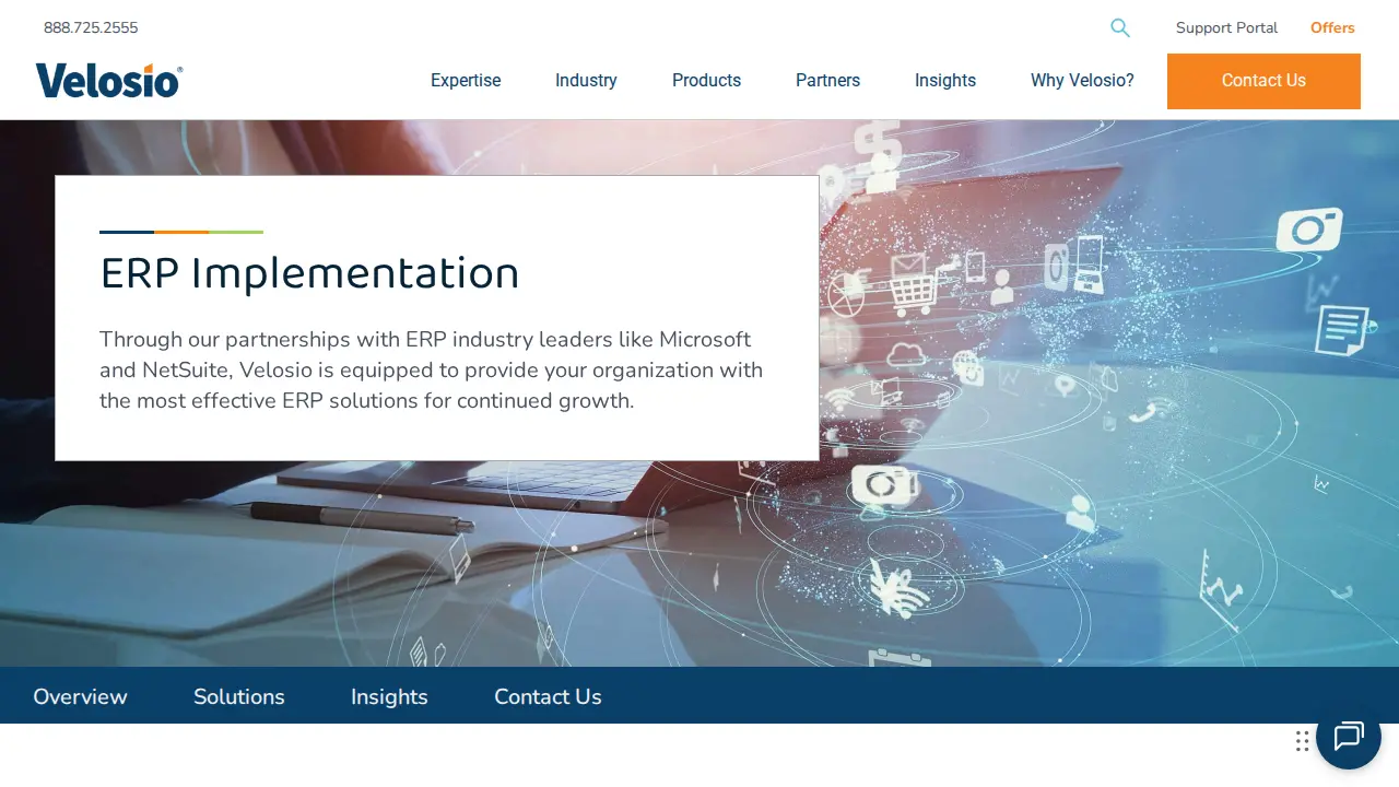 Velosio page