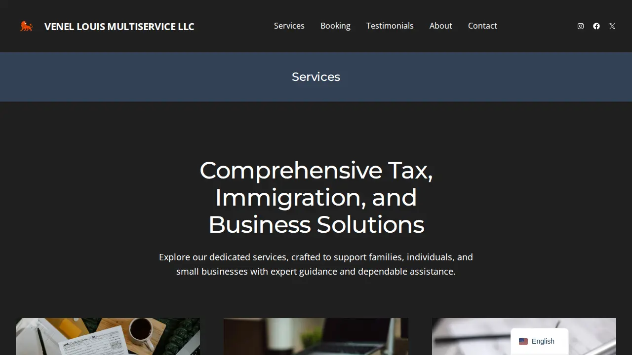 Venel Louis Multiservice Llc page