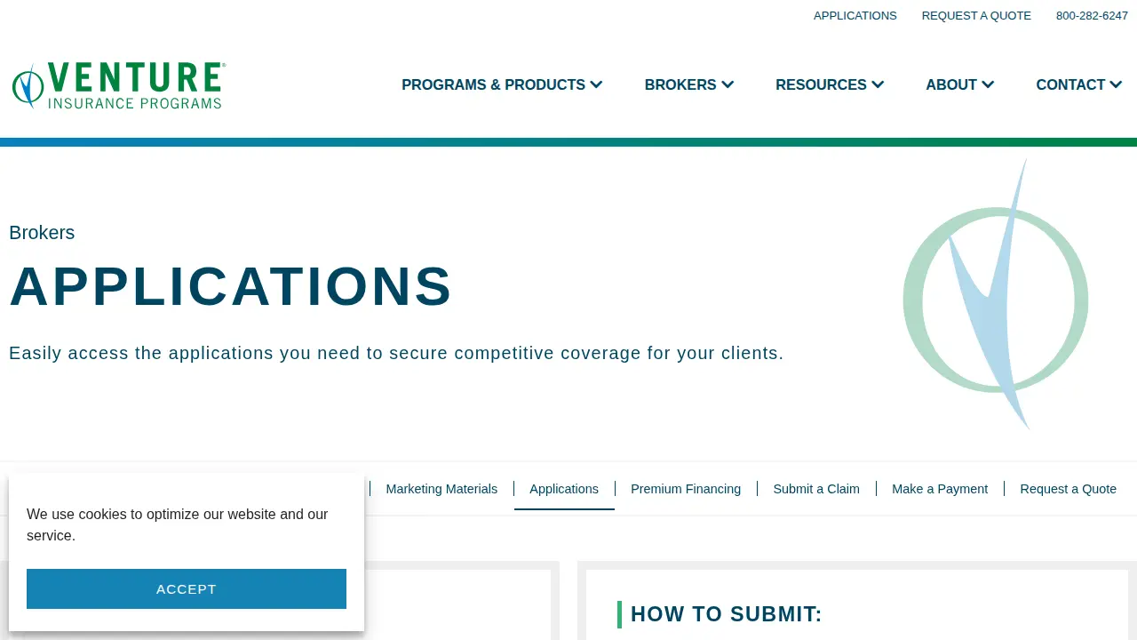 Venture Programs page
