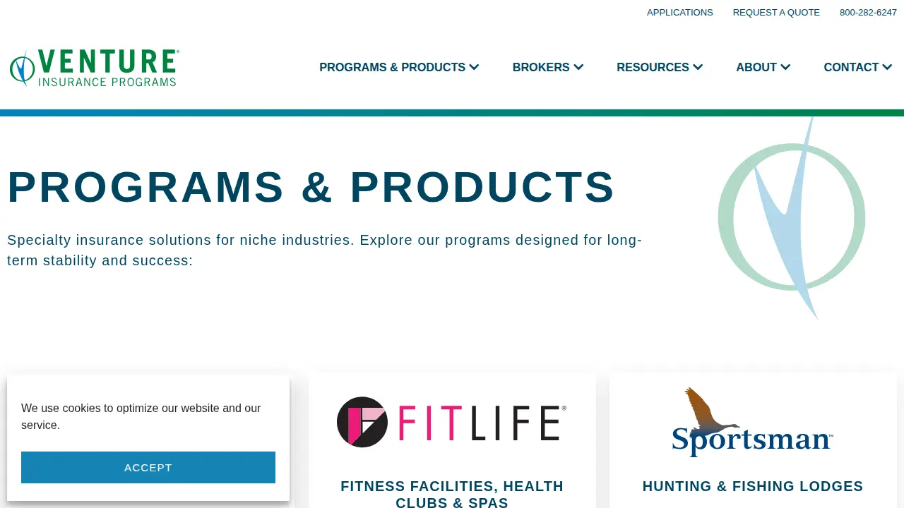 Venture Programs page