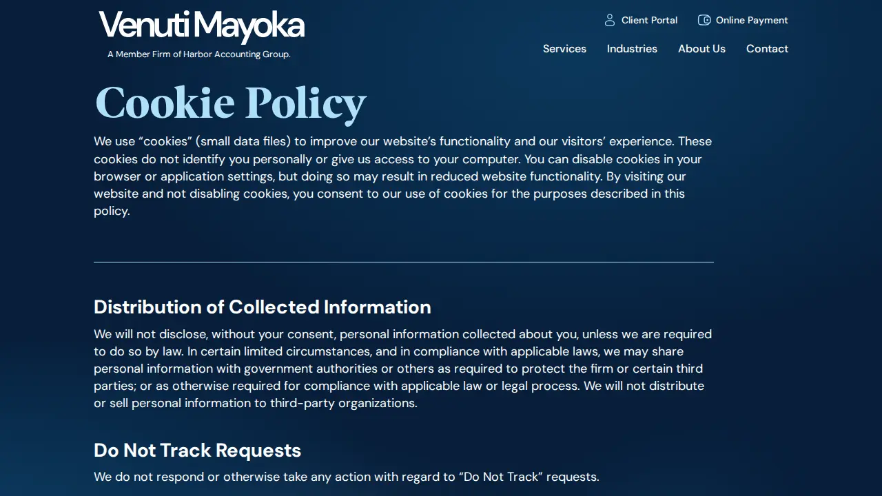 Venuti Mayoka Group, Inc. page