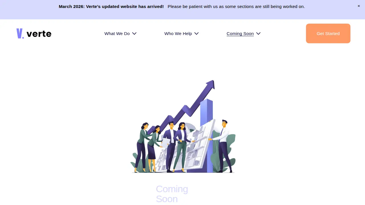 Verte Consulting page