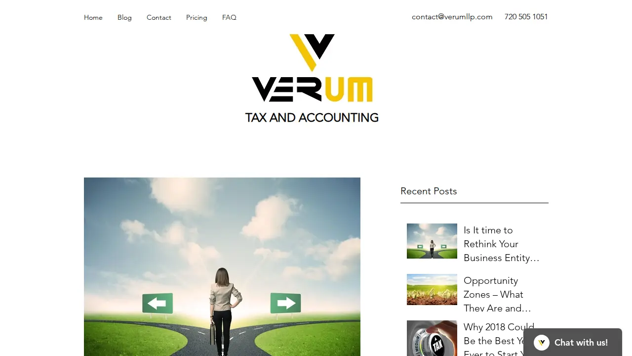 Verum Tax and Accounting page