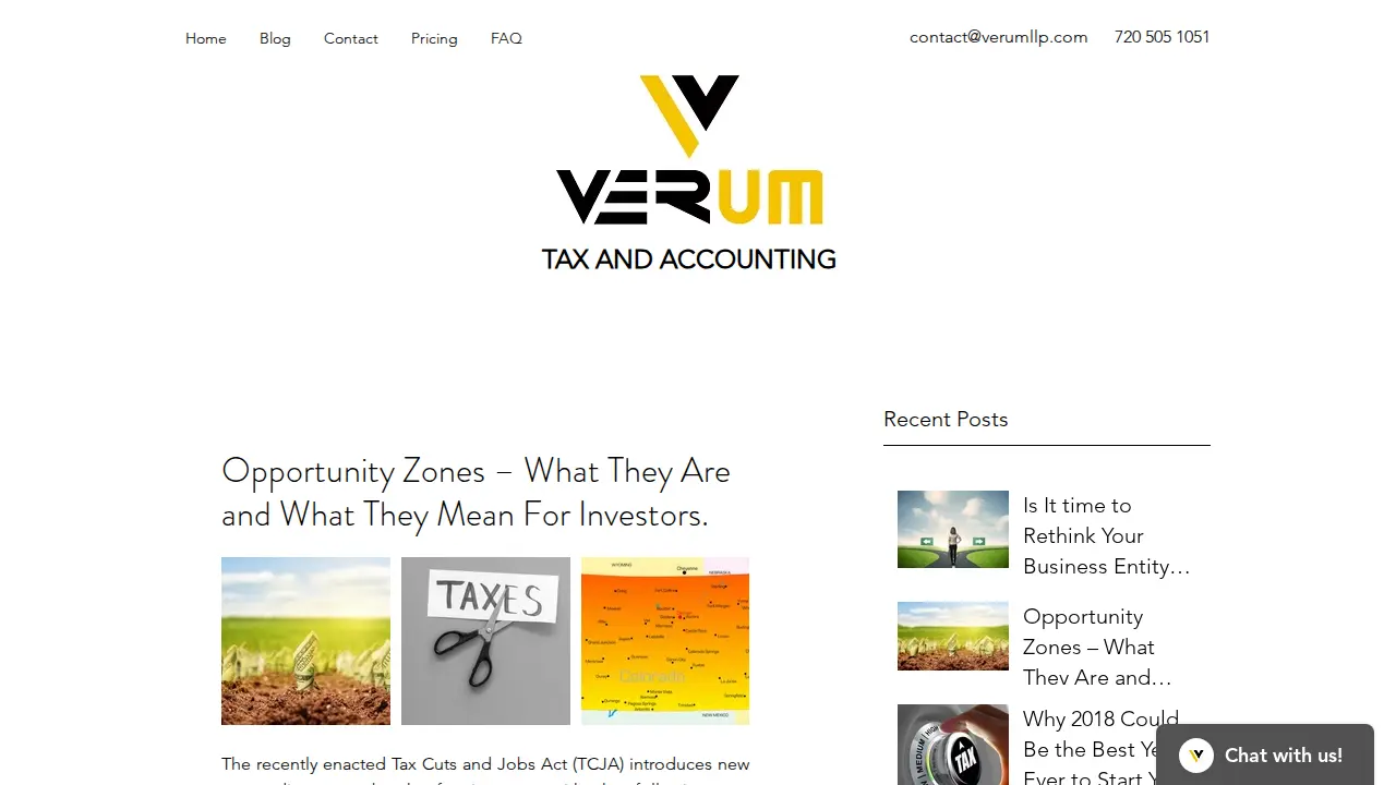 Verum Tax and Accounting page