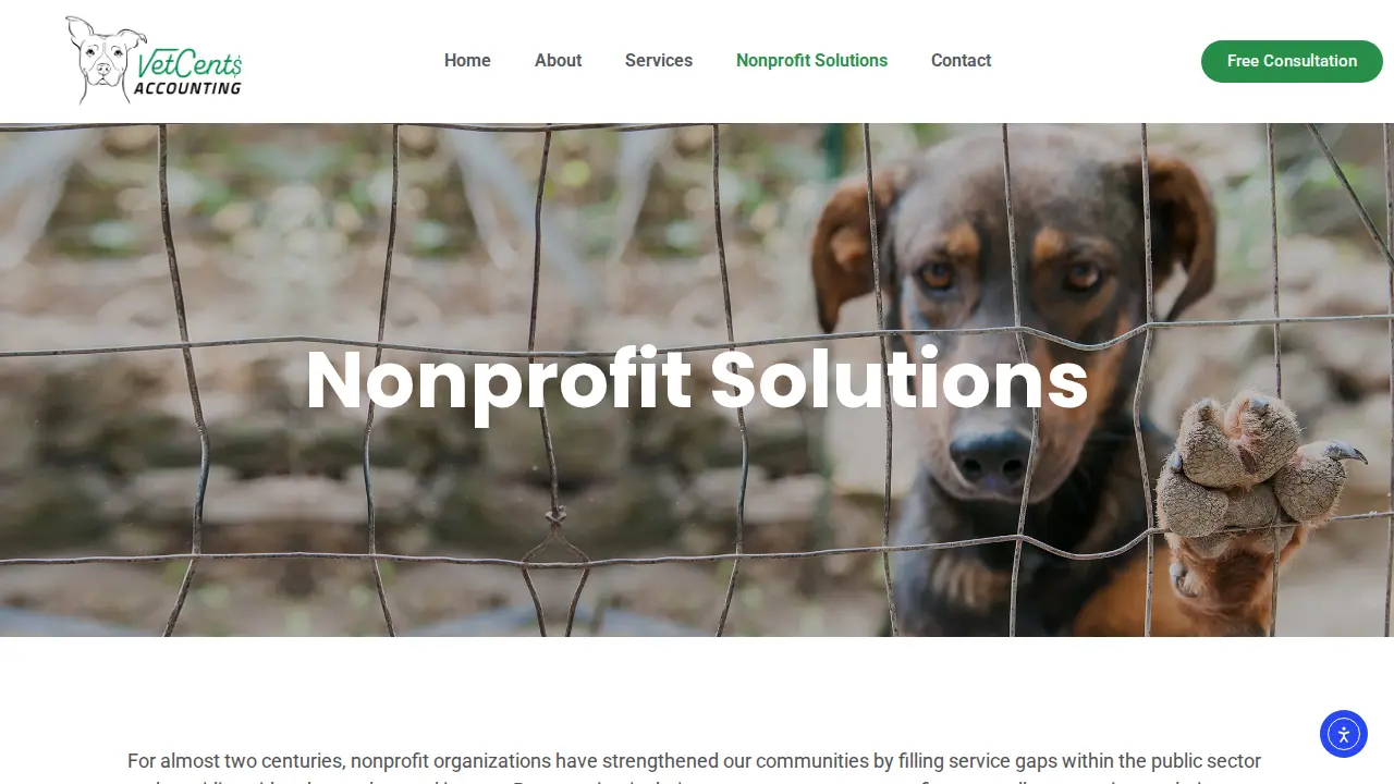 VetCents Accounting LLC page