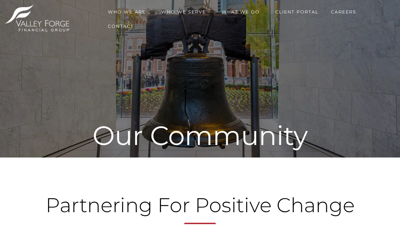 Valley Forge Financial Group page
