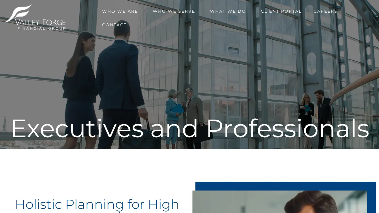 Valley Forge Financial Group page