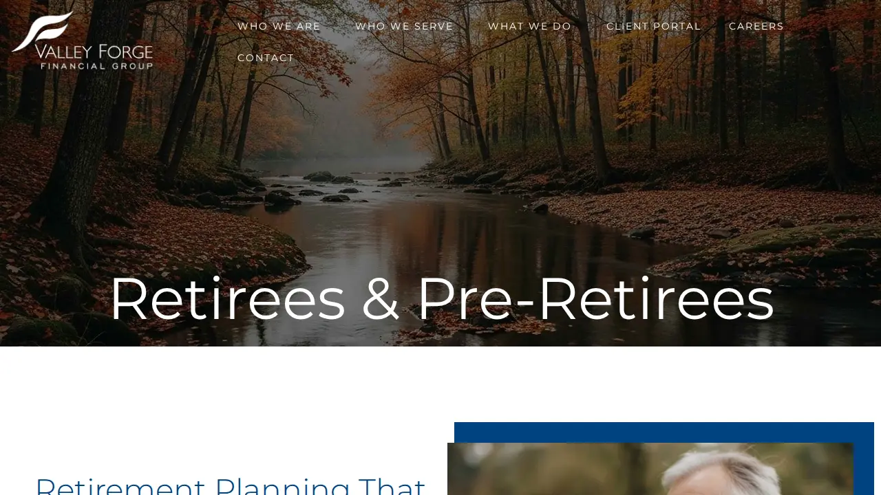 Valley Forge Financial Group page
