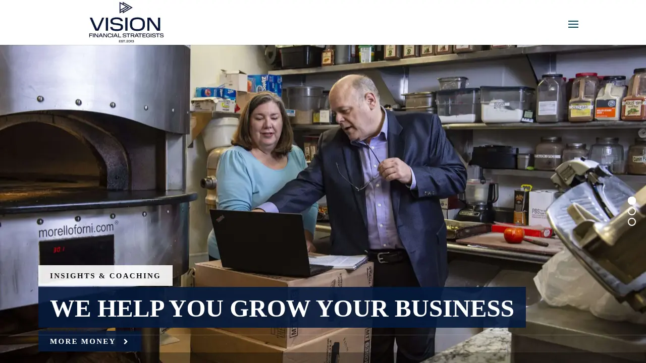 Vision Financial Strategists website