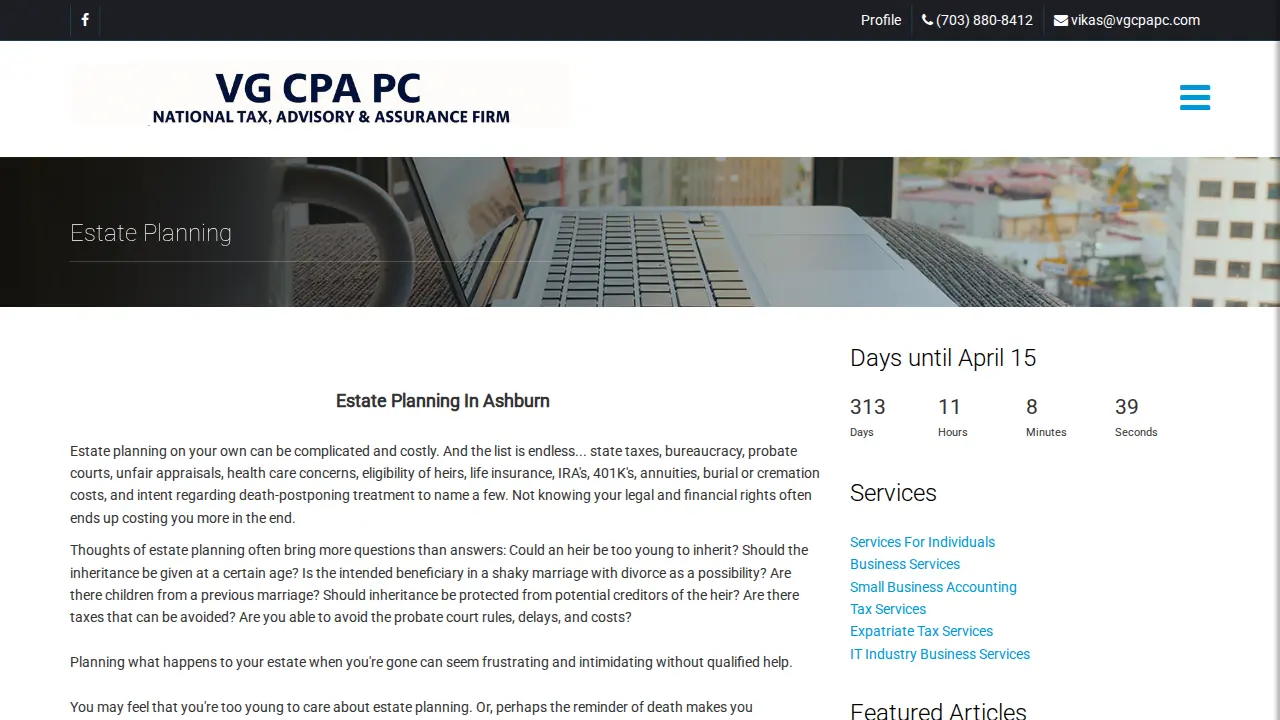 VG CPA PC page